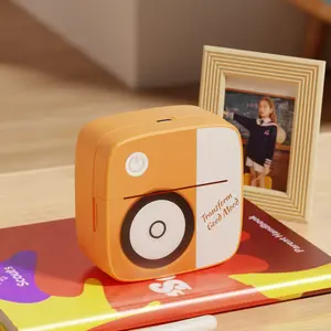 New Photo Printing Machine D2 Mini Printers Thermal Paper Stickers Paper Label Sticker Label Maker Printer for Error Printing