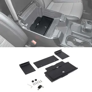 For 2022+ Chevy Silverado/GMC-SIERRA Interior Console Armrest Vault Safe Box Lock Accessories
