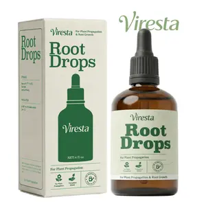 VIRESTA Root Drops - Rooting Hormone for Cuttings Propagation Drops, Propagation Plant Drops to Promote Healthy Root Growth for Faster Roots & Less Shock Works in Water, Soil, LECA for All Houseplants