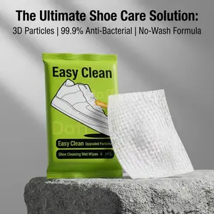 Easy Clean Wet Wipes, No-Rinse Stain Removal, 3D Magic Particle Texture