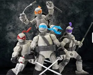 Preorder Teenage Mutant Ninja Turtles BST AXN (IDW Comic Black & White) SDCC 2023 Exclusive Figure Set