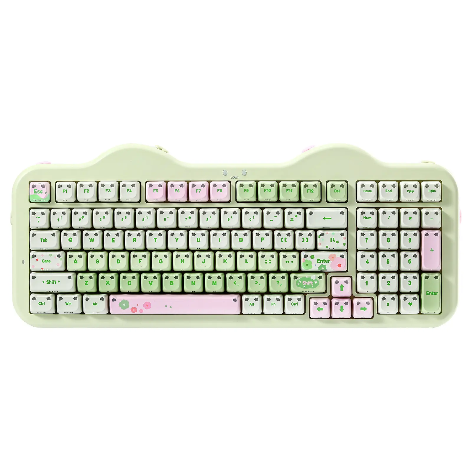 YUNZII C98 MAO Wireless Mechanical Keyboard with Number Pad, 98 Key BT5.0/2.4G/USB-C Hot Swap Gasket Mount Keyboard with PBT Mao Keycaps, Custom RGB Backlight for Win/Mac