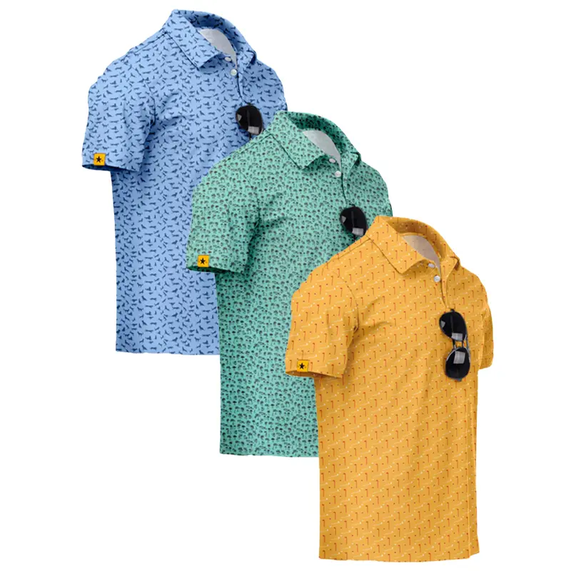 Moon Blue Puppy + Light Green Beach + Pumpkin Orange Golf