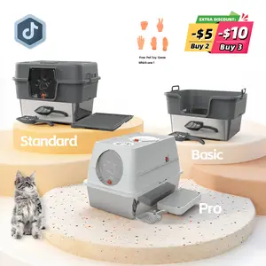 ZVRPET Large Cat Stainless Steel  Litter Box with Lid Top Entry Metal Pan Tray with High Wall Sides Design Non-Sticky Anti-Leakage Easy Cleaning Include Step Mat And Scoop With Filter Odor Control Cat Stuff For Big Kitten Kitty