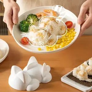 Adorable Cat-Shaped Sushi & Mashed Potato Mold, Food-Safe Plastic, Perfect for Kitchen and Dining, Fun Cooking Tool, Kitchen Accessories, Kitchen Gadgets