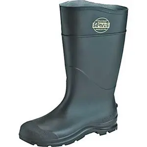 Servus By Honeywell 557736 18821-9 16 in. Steel Toe PVC with Rubber Boot 9, Black