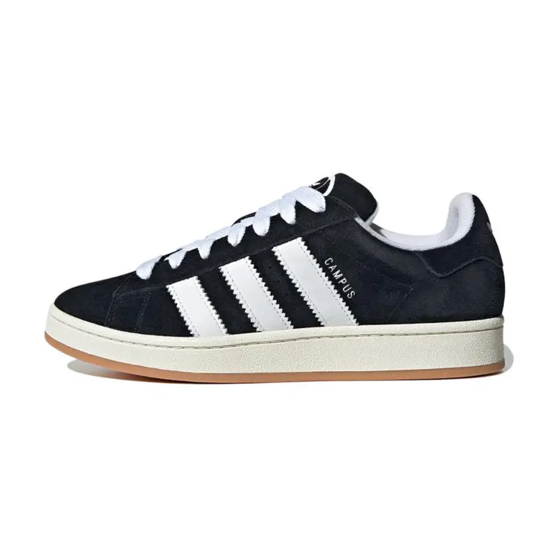 Adidas Originals CAMPUS 00s Leather Comfortable Low-top Sneakers Unisex Design in Black and White HQ8708