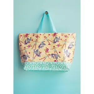 Blue Goldfish Large Tote