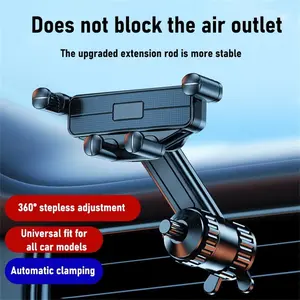 Gravity Car Phone Holder for 4.7-7 inch Mobile Phone Car Air Vent Phone Mount Universal Shockproof GPS Clip Smartphone Stand