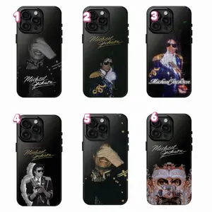 King Of Pop 90's Tough Phone Case, MJ Retro Music Cover, Gift for Fans, Trendy Protective Case for iPhone 17 16 15 14 13 12 11 Pro Max