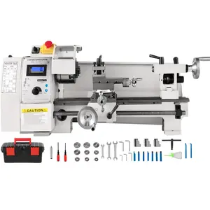 VEVOR Compact Metal Lathe, 8x14, Adjustable Speed 2250 RPM, 650W Power, Precision Engineering Lathe for Metalworking, Ideal for Crafting Different Metals