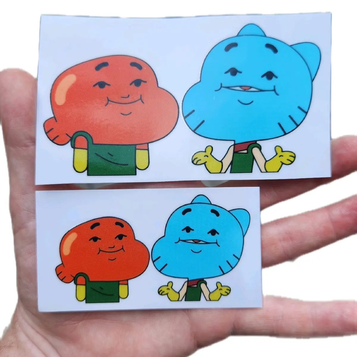 Gumball And Darwin Peeker Sticker For Car | Diecut Vinyl Decal For Phone Or Laptop | Funny Meme Window Decor vinyl decals