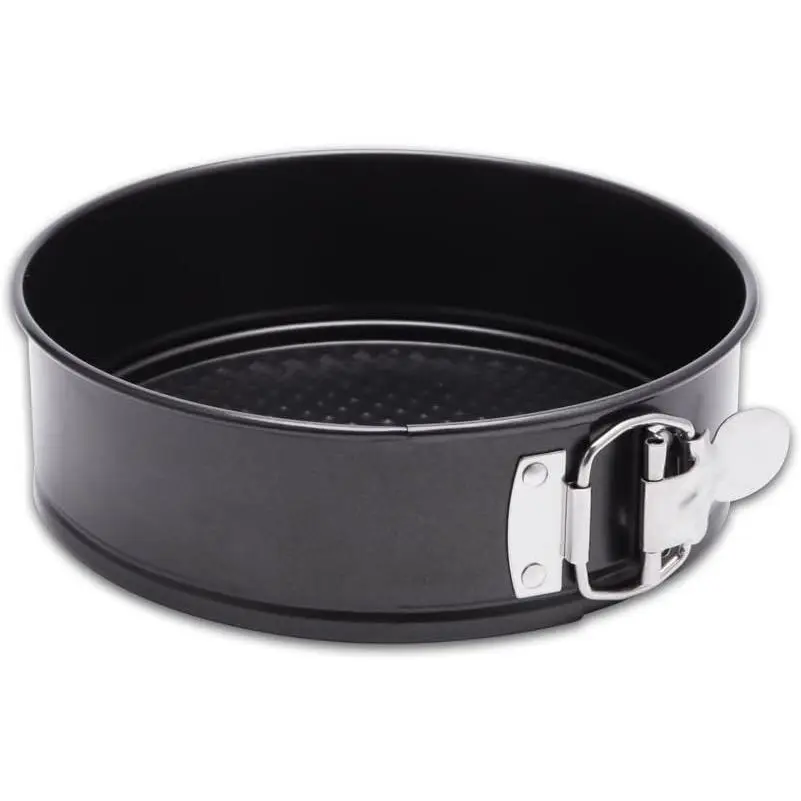 9 Inch Non-stick Cheesecake Pan Springform Pan with Removable Bottom/Leakproof Cake Pan with 50 Pcs Parchment Paper - Black