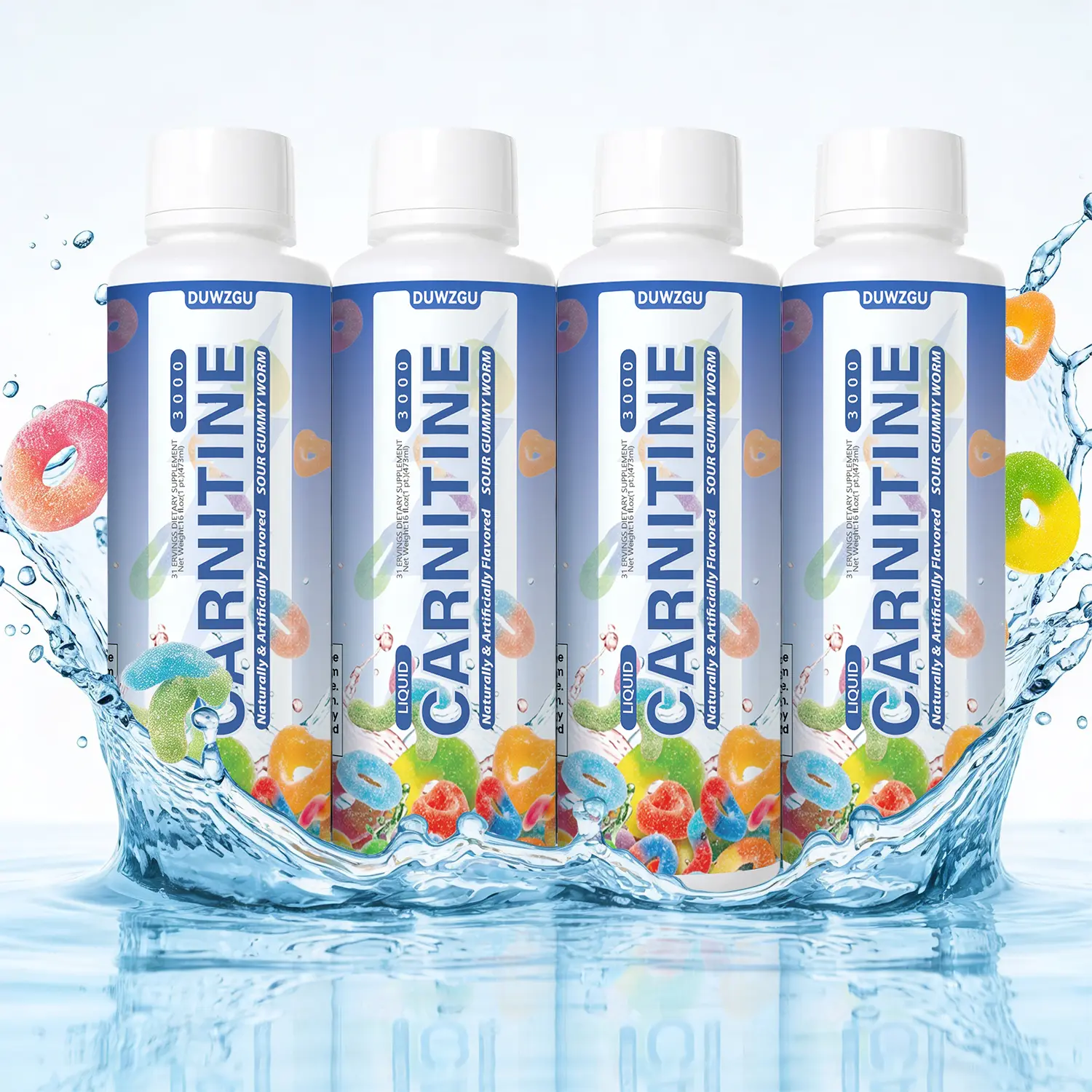 Carnitine 3000 Liquid Supplement for Energy and Recovery Support Dietary Supplement Lean Muscle