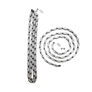 M Driven 1/2 X 1/8 100L/102L Fixed Gear Bike Chain, Olive Single Speed Bicycle Chain, 100/102 Link Fixie Parts