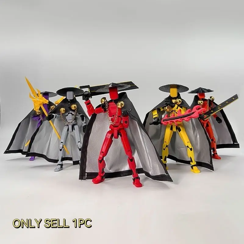 T13 Action Figure, Themed Figure, Assembled Samurai Warrior Style, Beautiful Equipment, Home Desktop Decoration, Collectible Hand Model, Perfect Gift, Action Figurine, Figurines Collectibles