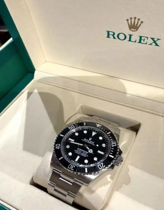 ‮ XELOR  ‬Submariner No‑Date 41mm Black Ceramic Bezel Oyster Bracelet Black Dial Oyster Perpetual Automatic Men Dive Watch