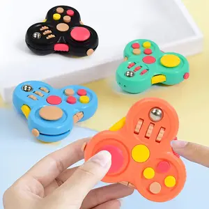 Children's Stress-Relief Fidget Spinner Toy--Silent Sensory Rotating Cube Game, Suitable for Children Over 3 Years Old
