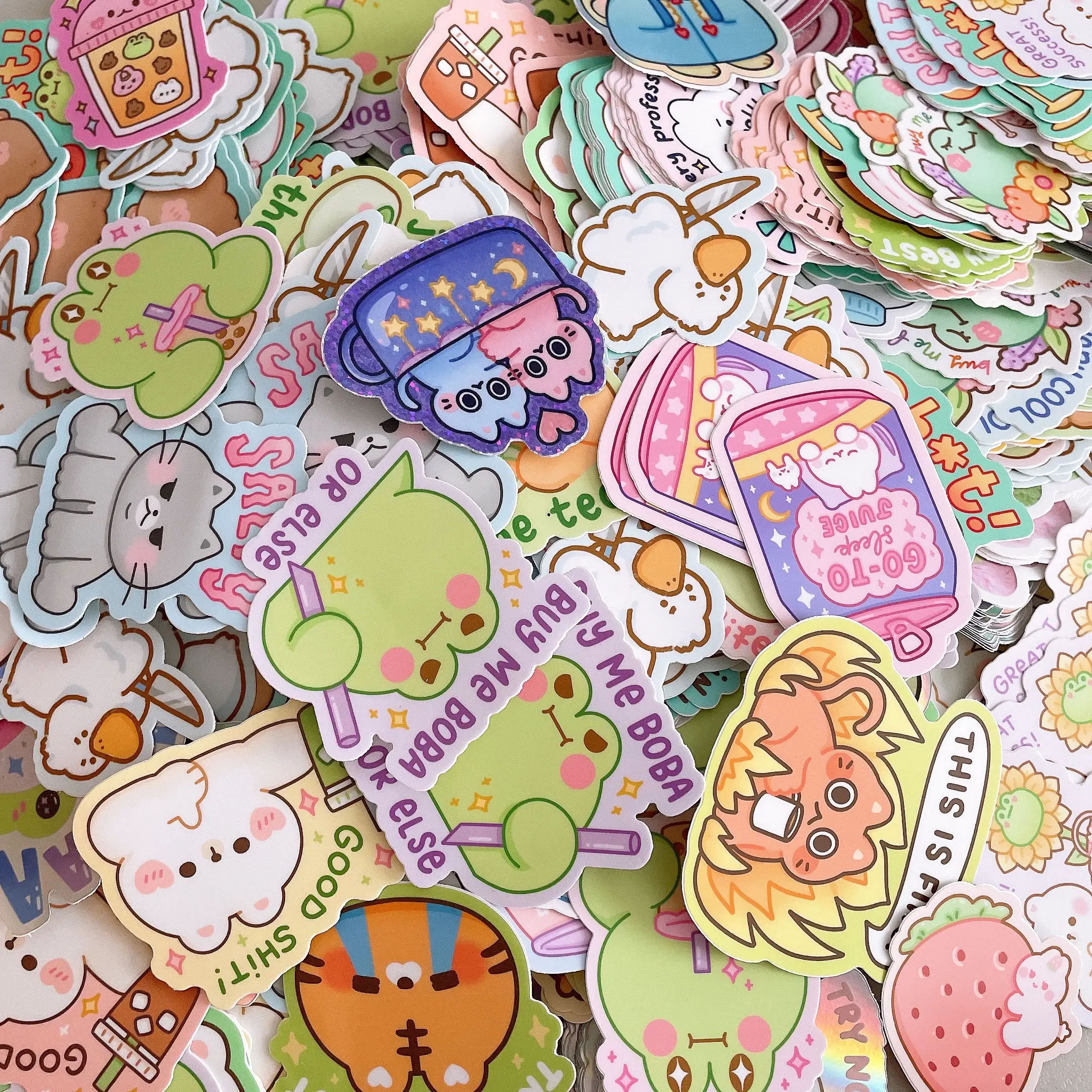 OOPS B-GRADE Waterproof Vinyl Diecut Sticker Bag (5 Random Stickers)