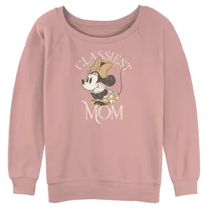 Junior's Minnie Mouse Classiest Mom Sweatshirt