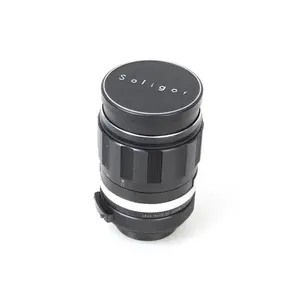 SOLIGOR TELE-AUTO 135MM F2.8 LENS / M42 SCREW MOUNT + LENS CAP + BUILT IN HOOD