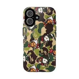 Camo Cat Hype - Beast Case for iPhone 17 16,15,14,13,12,11 Pro Max, Trendy Phone Accessories,
