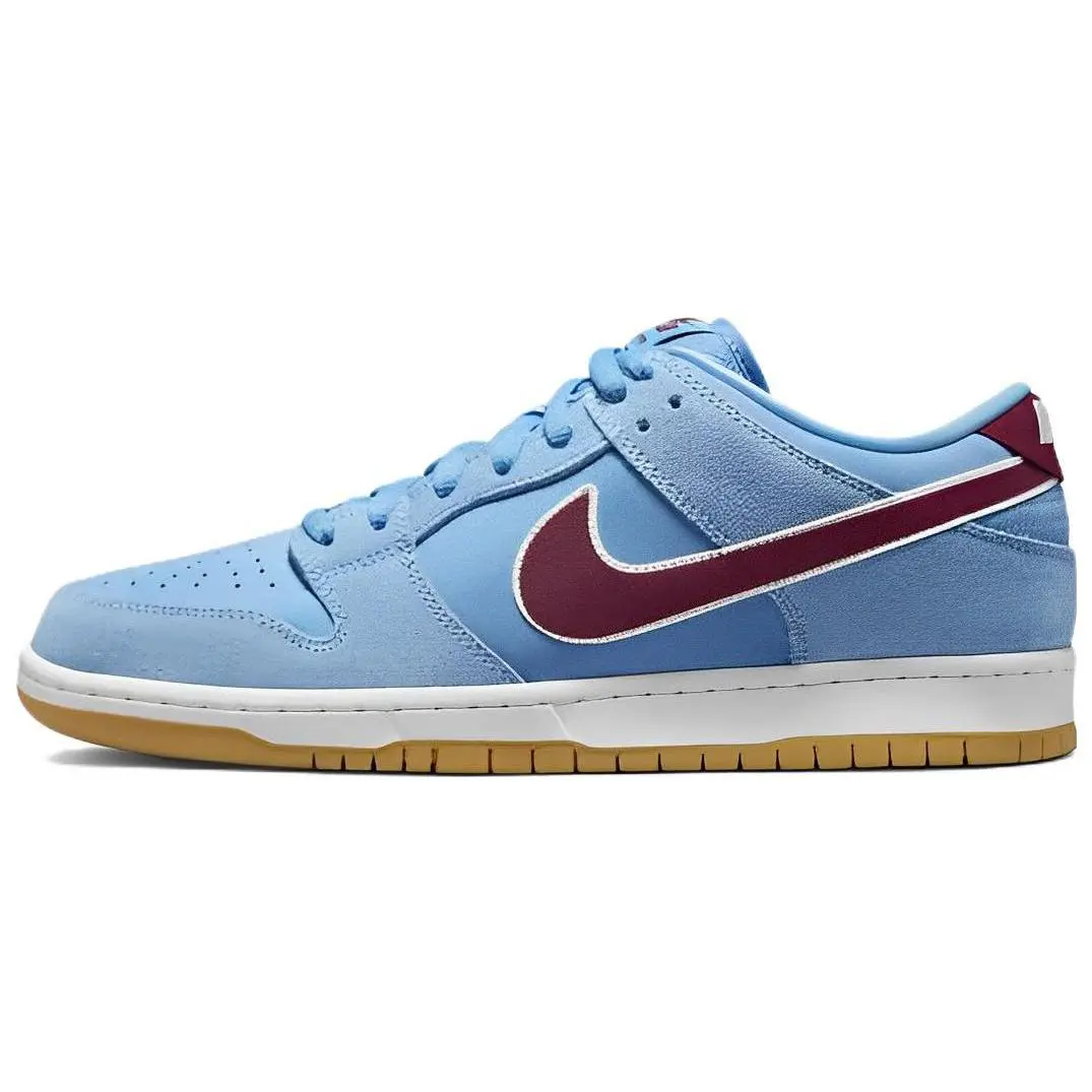 Nike SB Dunk Low Premium Philadelphia Phillies' Skate Shoes Unisex Blue DQ4040-400