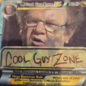 Cool Guy Zone Pokemon Card - Meme Collectible Booster Packs Premium Booster Pack