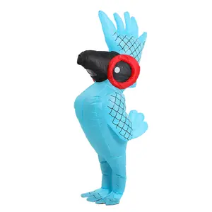 Blue Parrot Inflatable Costume Blow up Costumes Fancy Dress Halloween Cosplay