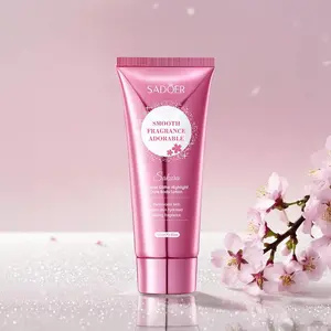 Sakura Crystal Glitter Highlight Date Body Lotion,Translucent Skin,Keep Skin Hydrated,Lasting Fragrance,Natural Finish, All-Day Hydration, Pink Illuminating Formula
