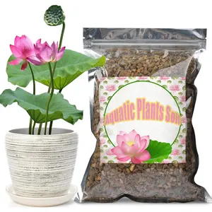 Aquatic soil for plants - 4.4 pounds, suitable for small ponds and aquatic plants such as lotus and water lilies, safe for fish and aquatic life