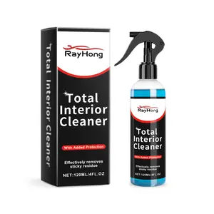 Rayhong Car Interior Cleaner, Interior Cleaning Refurbished Leather Fabric Plastic Cleaner