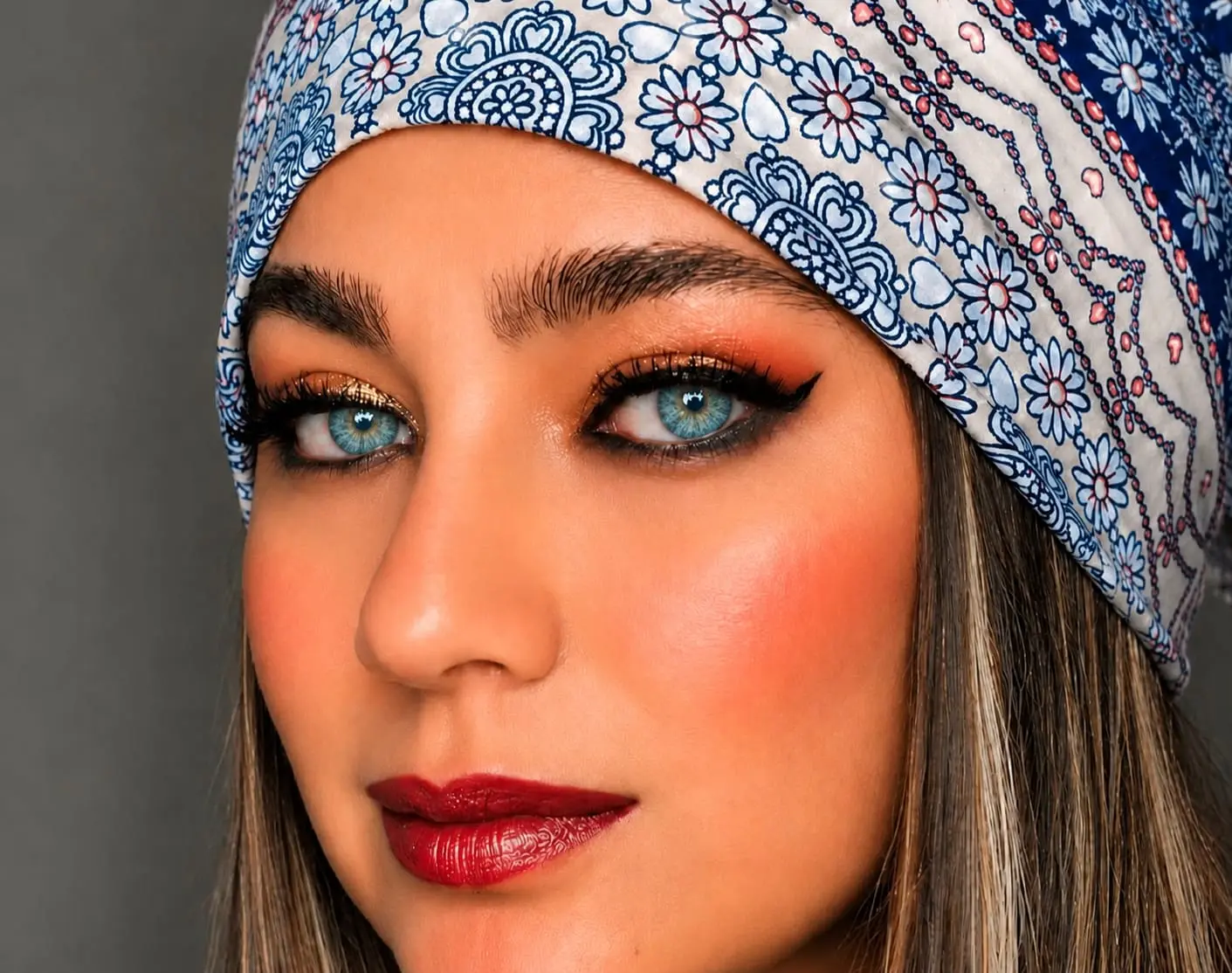 Sky Blue Lightweight Cosmetic Eye Makeup Product Colored Contacts Cosplay Lens Eye Tint