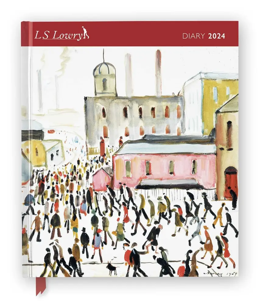 USED-L.S. Lowry 2024 Desk Diary - Week to View, Illustrated on Every Page (Hardcover)