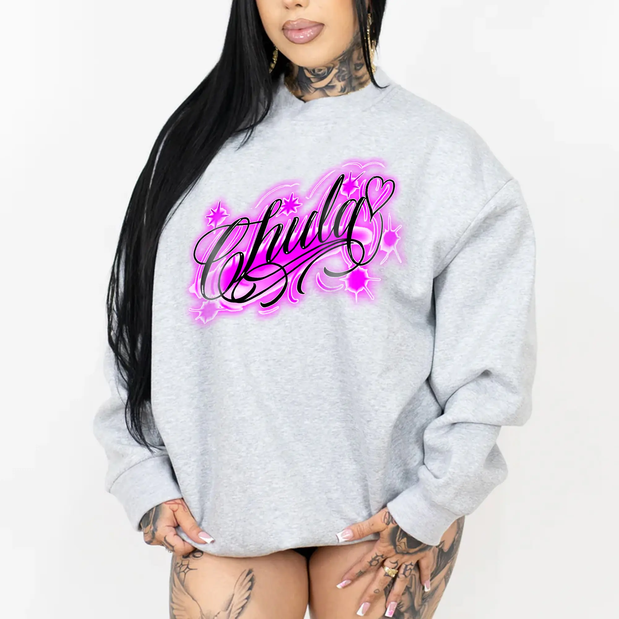 Chicano Clothing Chicana Art Quote Unisex Hoodie Loose Fit True to Size Casual Streetwear CAQ18