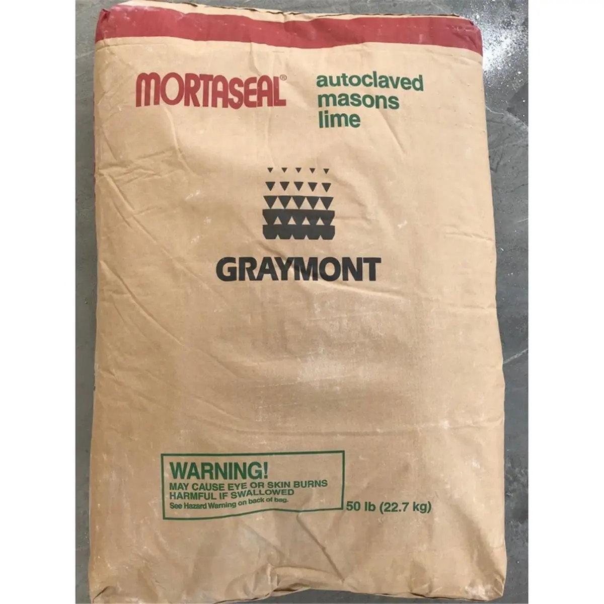 212 MAIN Graymont 50 lbs Type S Dolomite Mason's Lime - Large Pre-Hydrated Fine Grind Bag, ASTM C207 Compliant High-Purity Mortar for Home & Garden Soil Supplies