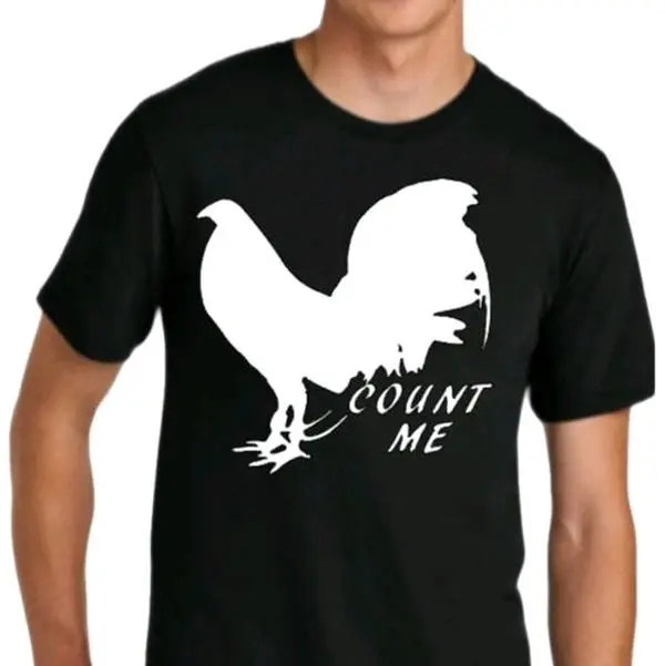 Gamefowl Count Me Men's T-Shirt Gallo Blue Collar tshirt - Top Quality - Menswear Unisex Streetwear