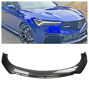 Front Bumper Lip Splitter Spoiler For Acura Integra 2024 Carbon Fiber Style