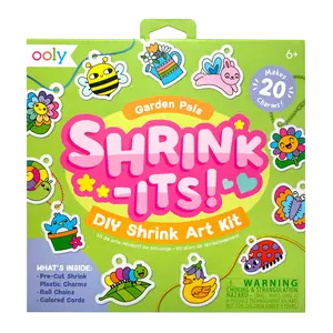 Shrink-its! DIY Shrink Art Kit - Garden Pals - 20 Charms