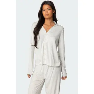 Justina Button Up Top