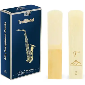 Traditional Alto Saxophone Reeds 2.0/2.5/3.0 Professional Alto Sax Reeds for Saxophone Beginner and Saxophonist Strength 2.0-10 Pack