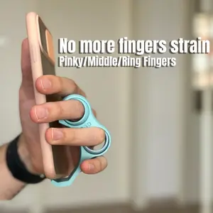 Multifunctional Ergonomic Phone Mounted Universal Grip Holder Set, Stress Relief Toy Integrated Stand, 1 Piece/2 Pieces, Ca Prop 65 Compliant
