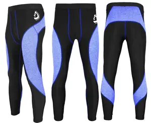 Deckra Men's Compression Stretch Quick Drying Leggings - Anti-Odour All Seasons Gym Sportswear, Skin-Fit Base Layer Tights for Running, 100% Money Back Guarantee
