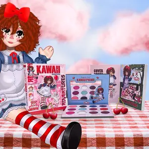 Raggedy Ann’s Kawaii Picnic Palette Eyeshadow Makeup Metallic Shimmer Cosmetic pallets
