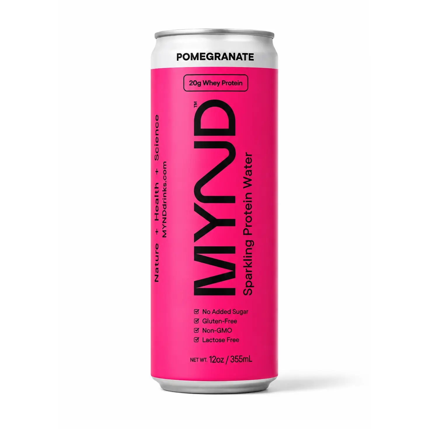 MYND Sparkling Protein Water – Pomegranate - 20g Whey Protein isolate