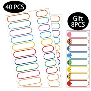 Children's daycare product labels, waterproof baby name labels, washable bottle labels, reusable self-adhesive label stickers with self-adhesive film and waterproof writing, Custom name decal, Customizable Stickers