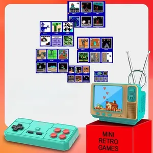 Retro Video Games Console GV300S Mini TV Style 308 Video Games Player with Handheld Gamepad