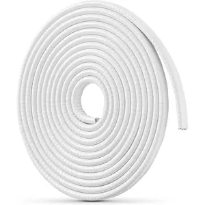 Door Edge Guards 16Ft(5M) Automotive Door Entry Guard U Shape  Door Trim Protector for  , White