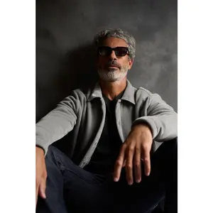 Brushed Corded Shirt Jacket in Ultimate Grey