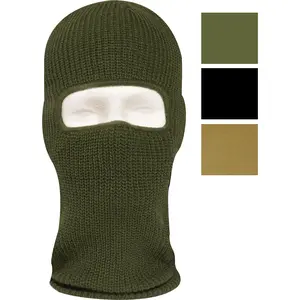 Fine Knit One Hole Acrylic Cold Weather Facemask